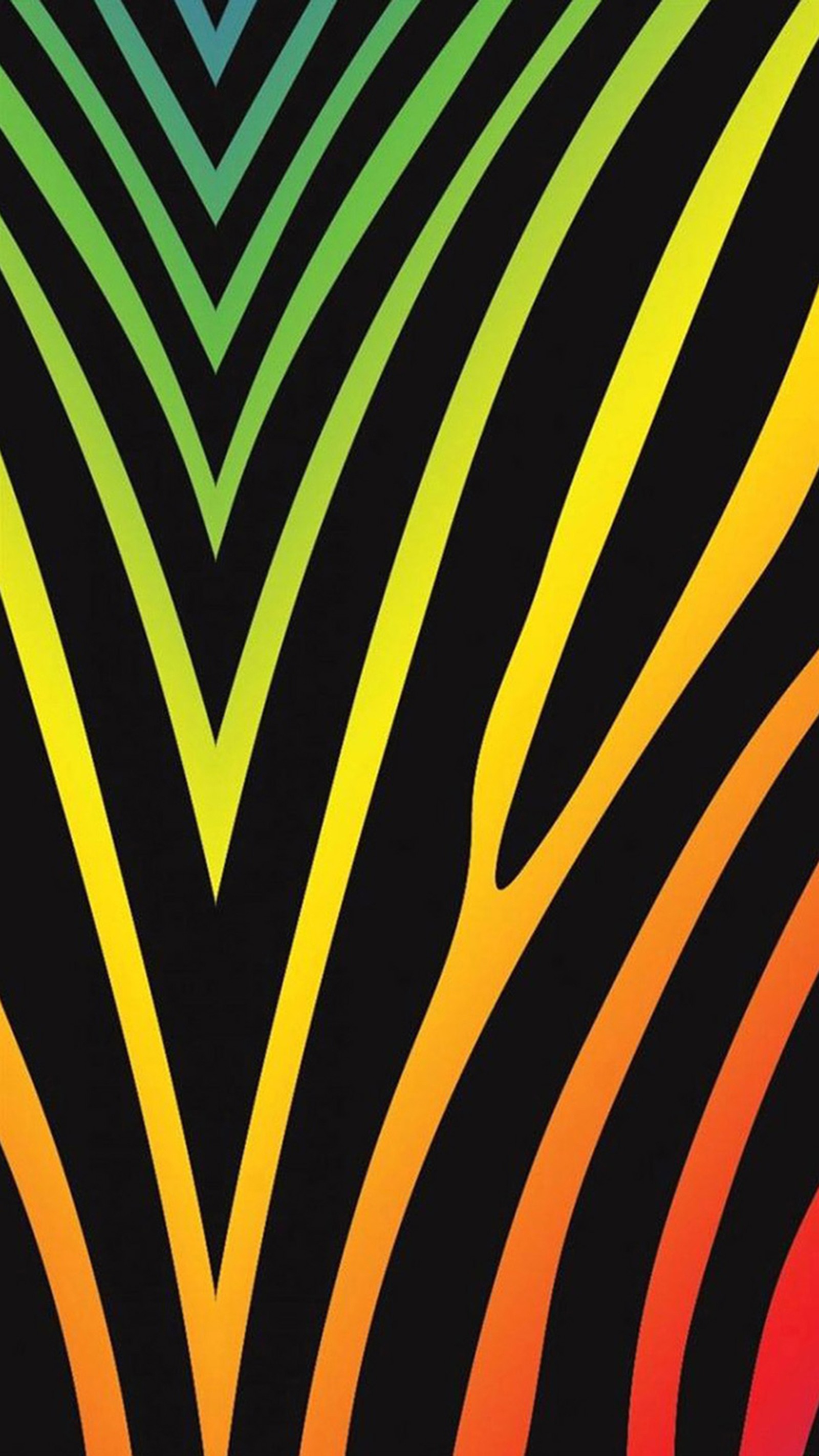 A close up of a zebra print with a rainbow background (abstract, cool, deisgn)