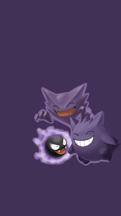 Évolution des Pokémon Fantômes : Gastly, Haunter et Gengar