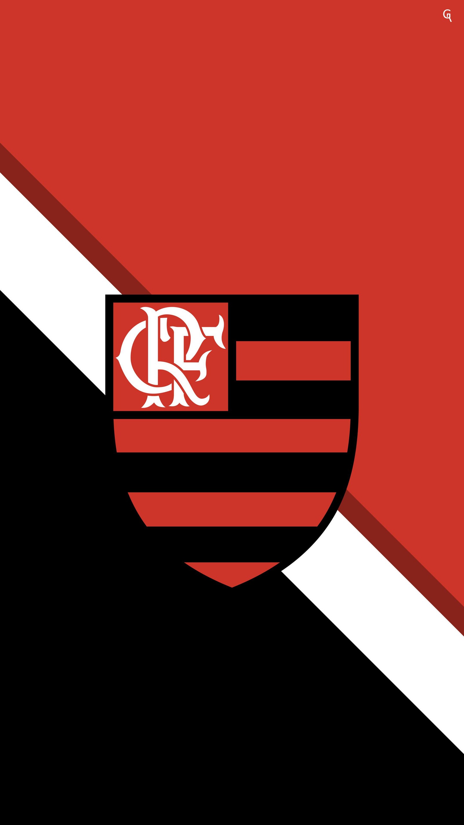 Gros plan d'un logo de équipe de football rouge et noir (club, cr flamengo, flamengo, flamengo rj, football)