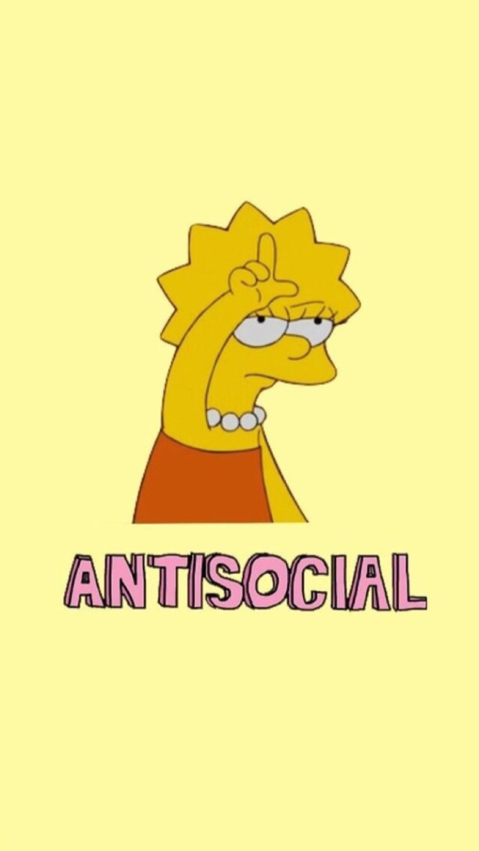 antisocial, simpson wallpaper