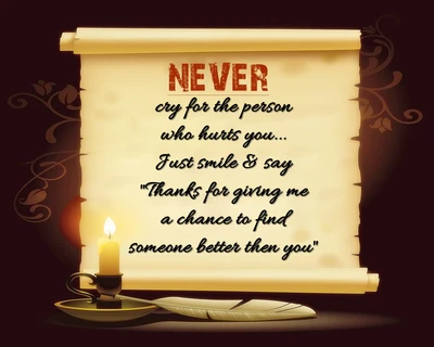 Never Cry for the Person Who Hurts You: Embrace New Beginnings