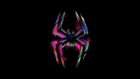 Logotipo vibrante do Homem-Aranha de Across the Spider-Verse