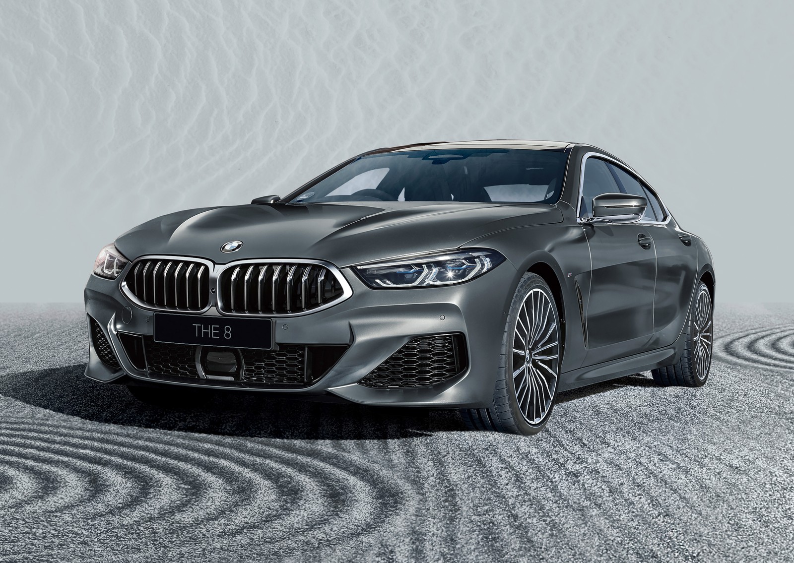 Concepto del bmw serie 8 coupé revelado en nuevas fotos (bmw 8 series gran coupé, gris, edición de coleccionista, 2021, coches)