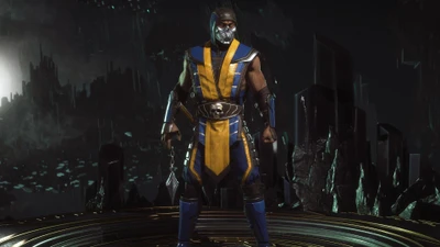 Skorpion in Mortal Kombat 11: Ein wilder Krieger bereit für den Kampf