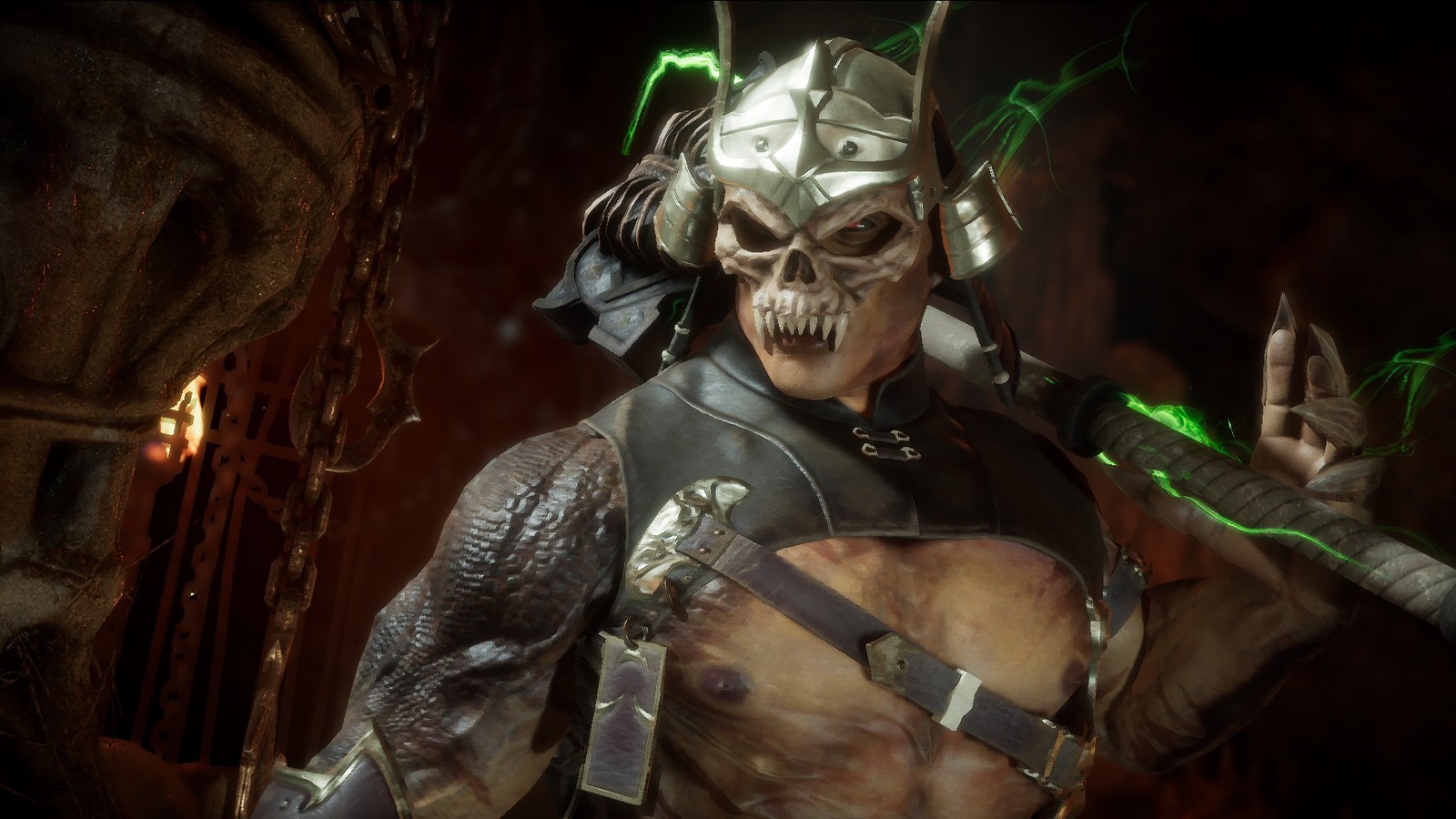 shao kahn, mortal kombat 11, video game wallpaper