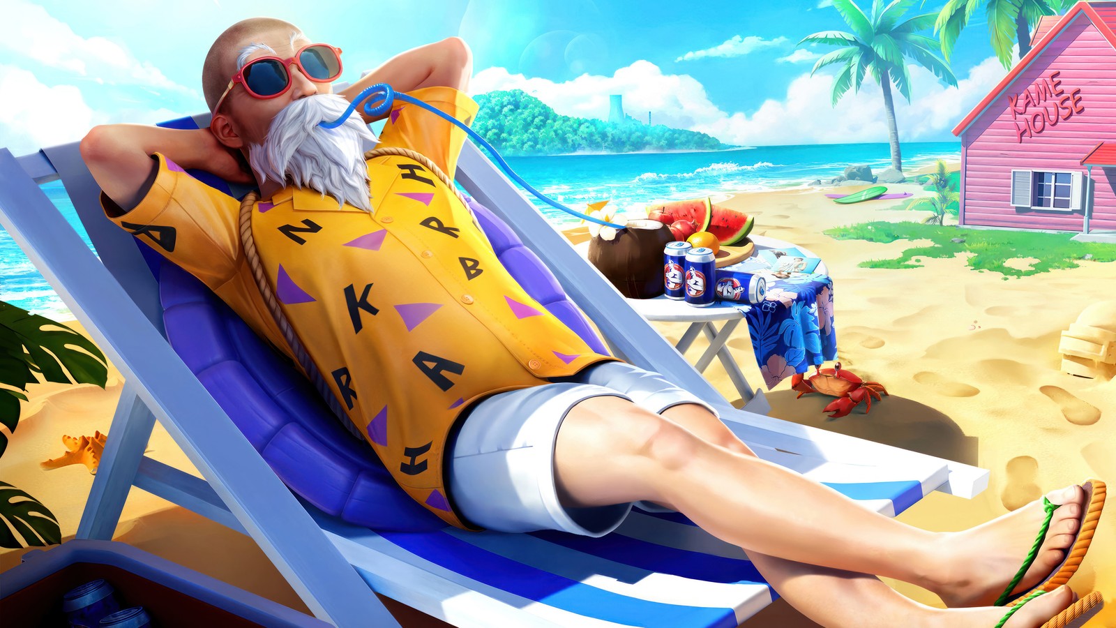 Lade meister roshi, master roshi, pubg mobile, videospiel, playerunknowns battlegrounds Hintergrund herunter