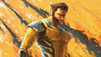 Arte dinámico de Wolverine: Un poderoso ícono de Marvel