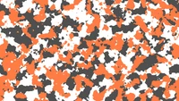 camouflage, camouflage militaire, orange, motif, textile