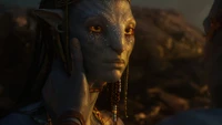 Neytiri: A Moment of Connection in "Avatar: The Way of Water" (2022)