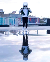 dj, marshmello, reflejo wallpaper