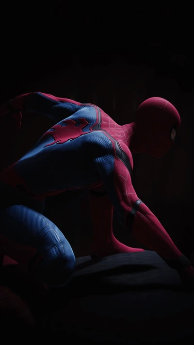 Dynamic Spider-Man in Action: A Tribute to PS4 Adventure