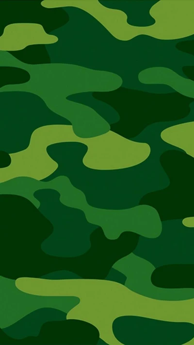 Abstract Camo Pattern in Shades of Green