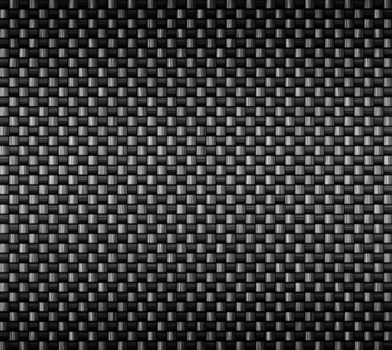 Black and white background with a pattern of squares (carbon, fabric, fiber, metallic, pattern)