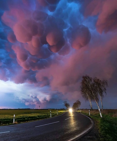 nubes, colorido, alemania, hd, lluvioso