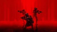 Download soldiers, operation, red background, military, 4k wallpaper for free