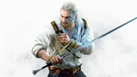 geralt of rivia, expansion pack, cd projekt, playstation 4, action figure wallpaper