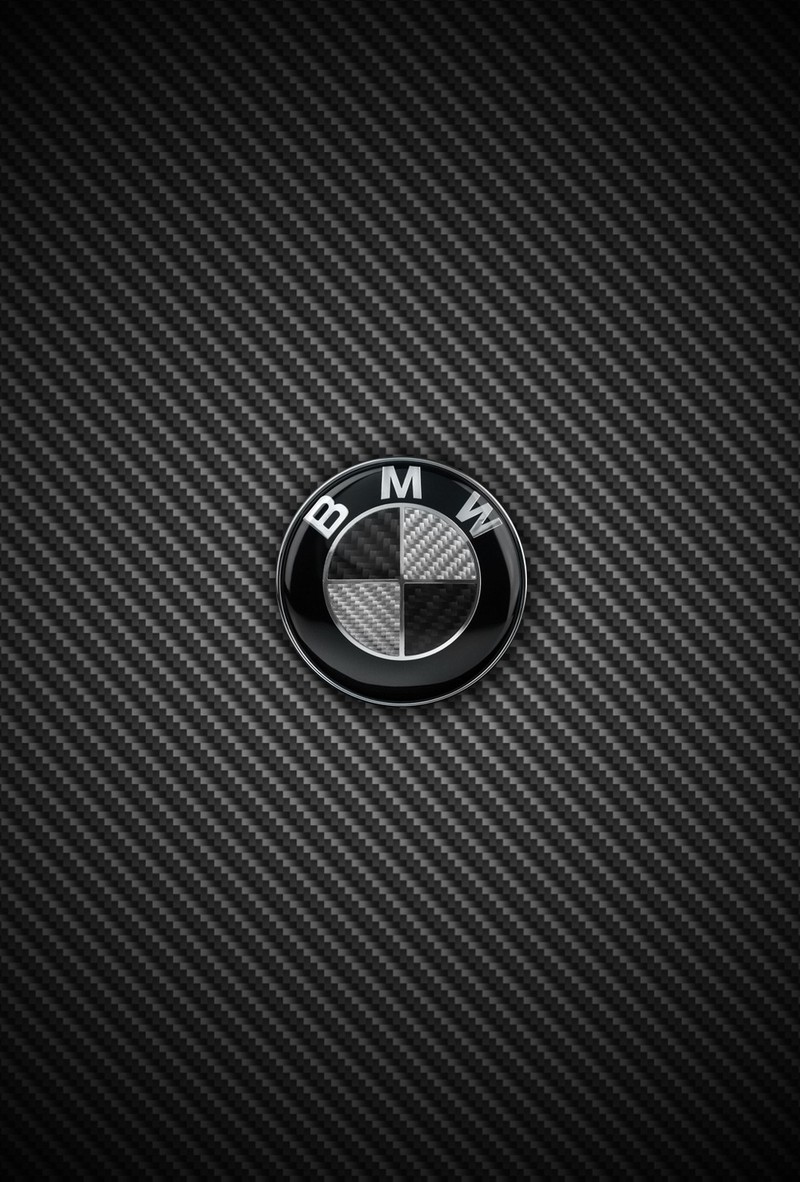 Крупный план эмблемы bmw на черном углеродном фоне (bmw e9, bmw, машина, эмблема, bmw 5 series)