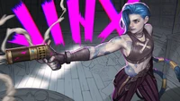 jinx, arcane series, tv series, arcane, league of legends wallpaper