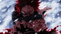 eijiro kirishima, émeute rouge, 僕のヒーローアカデミア, my hero academia, boku no hero academia