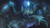 Art de Splash de la Peau Fiddlesticks Spectral – Mise à jour de League of Legends