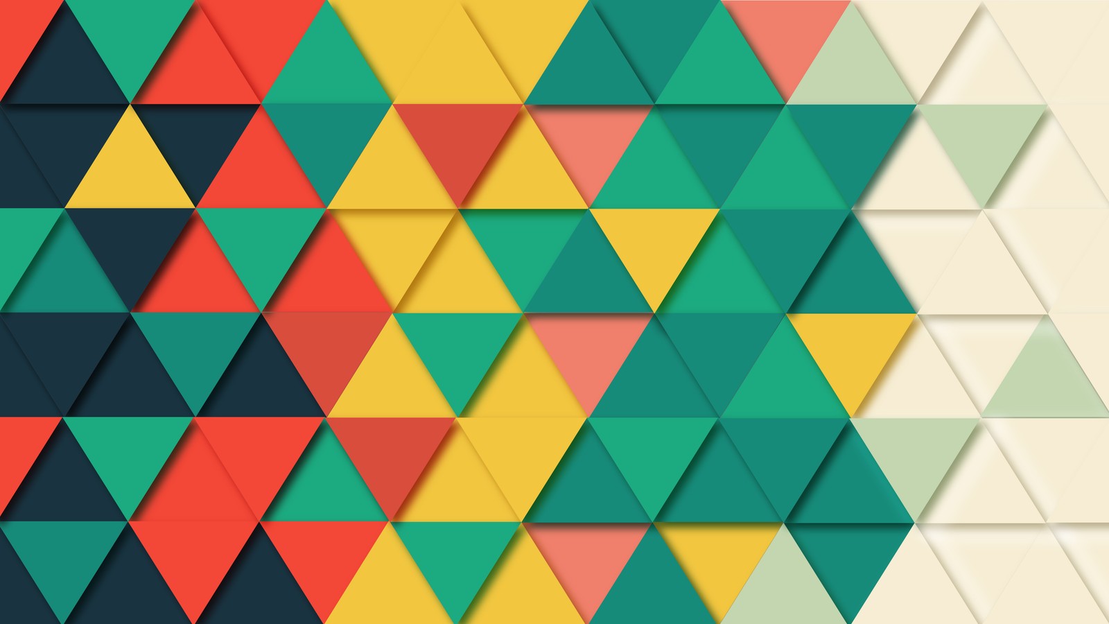 triangle, pattern, orange, yellow, line Download Wallpaper