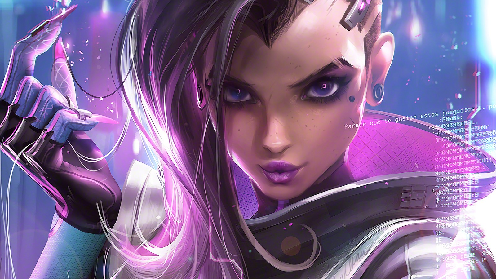 sombra, overwatch, video game Download Wallpaper