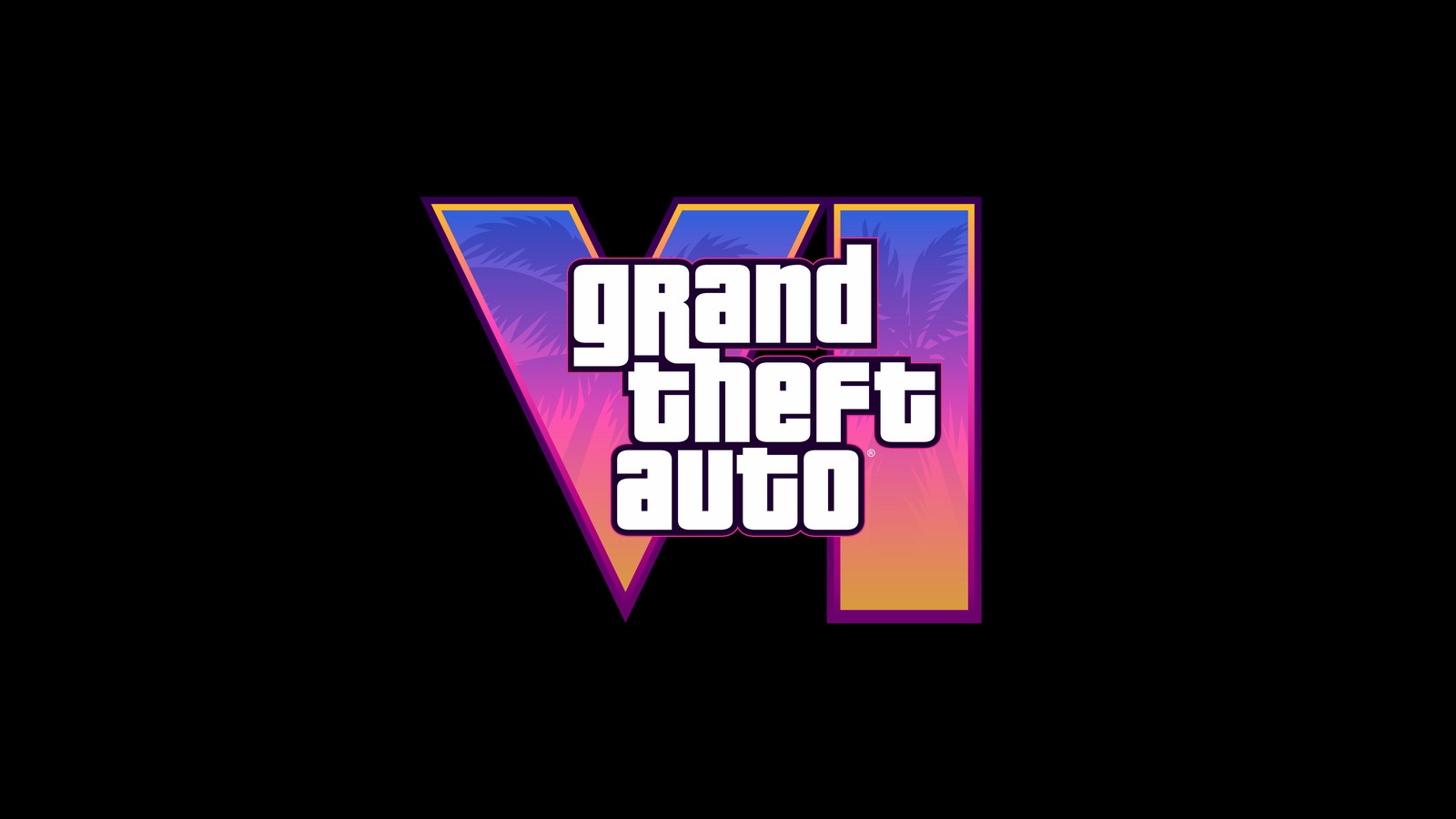 Логотип игры grand theft auto (гранд theft auto 6, grand theft auto 6, видеоигра, гта 6, gta vi)