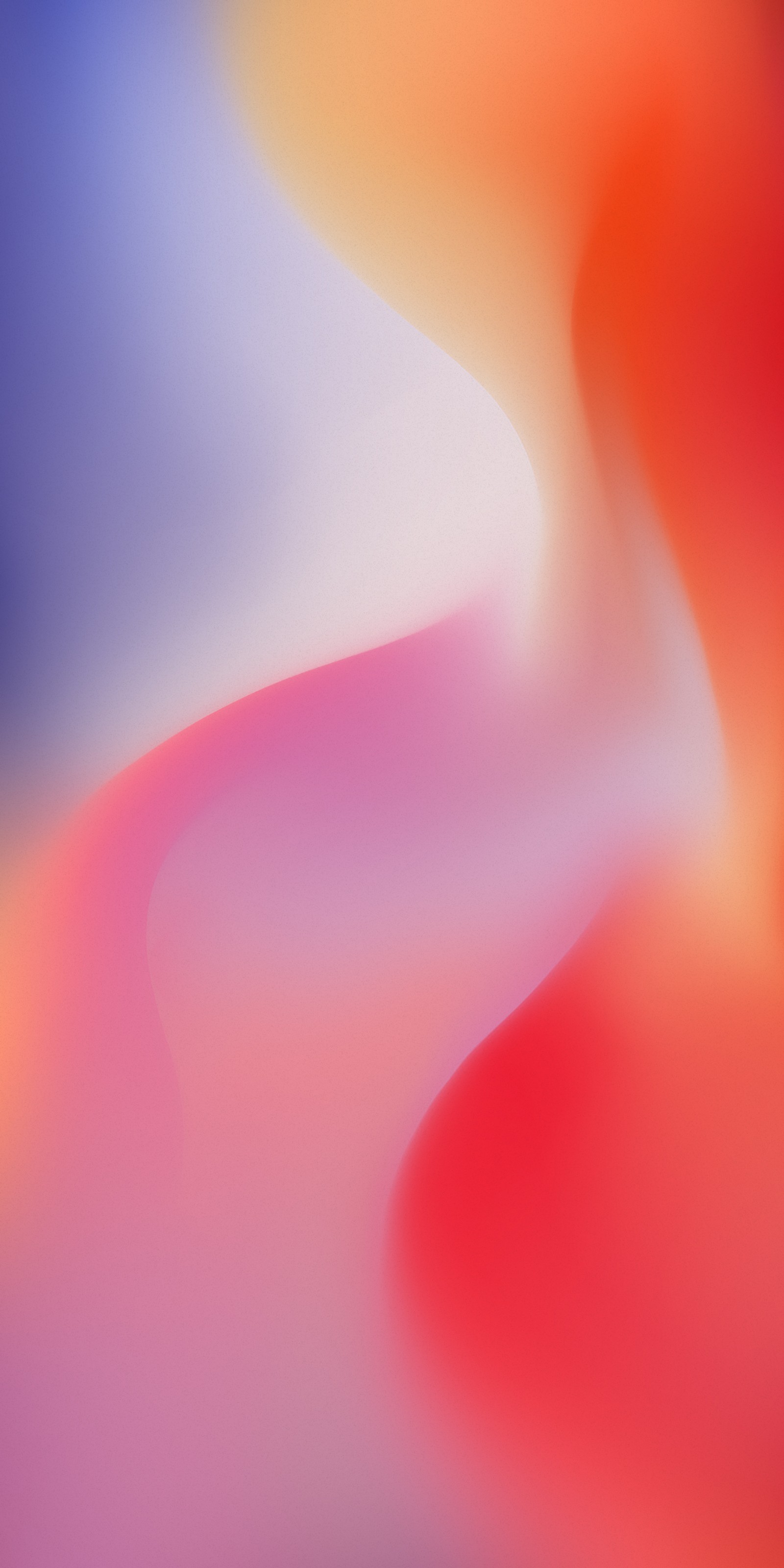 Blurred image of a red and blue background with a blurry image (xiaomi, xiaomi redmi 6 pro, android, smartphone, colorfulness)