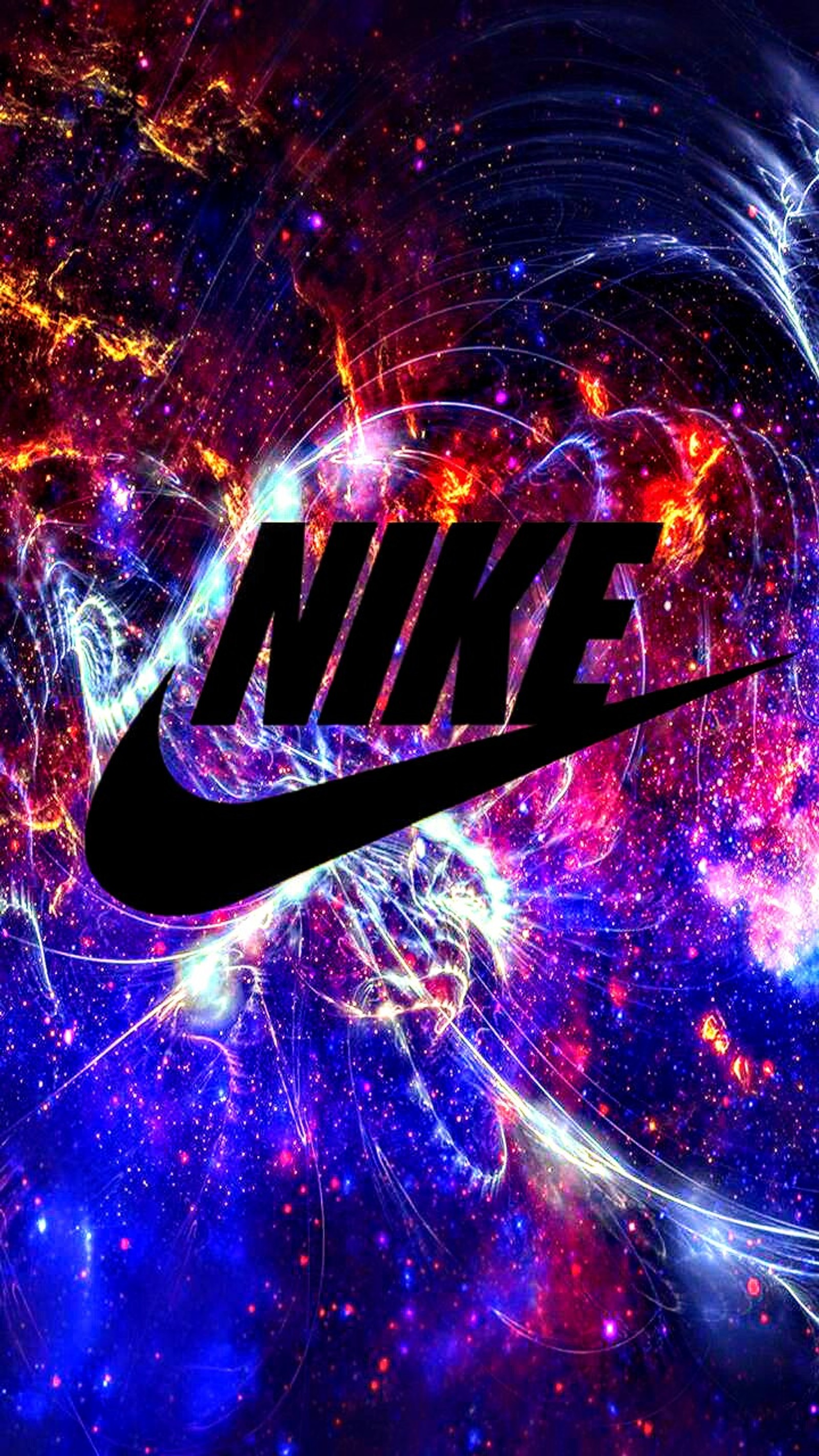 Скачать обои галактика, nike galaxy, никке, nikke