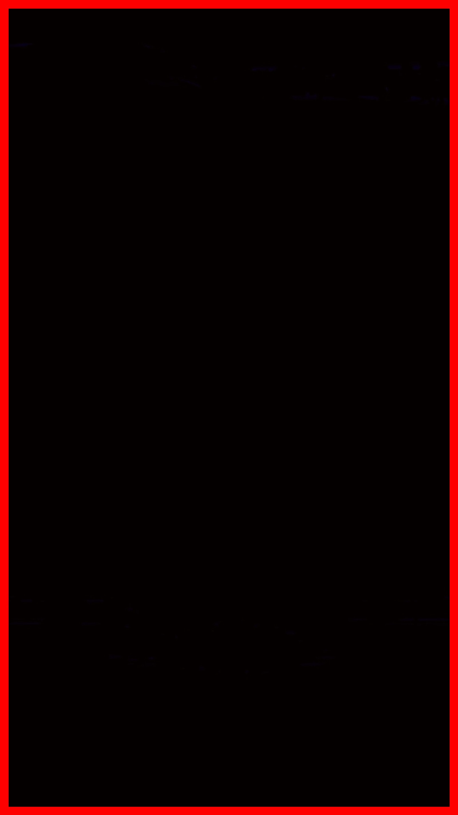 There is a red frame with a black background and a red border (black, edge, red)