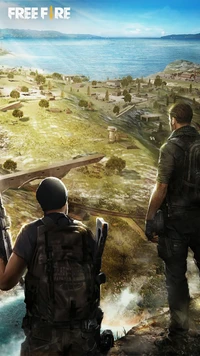 Adventurers Surveying the Landscape in Free Fire Game