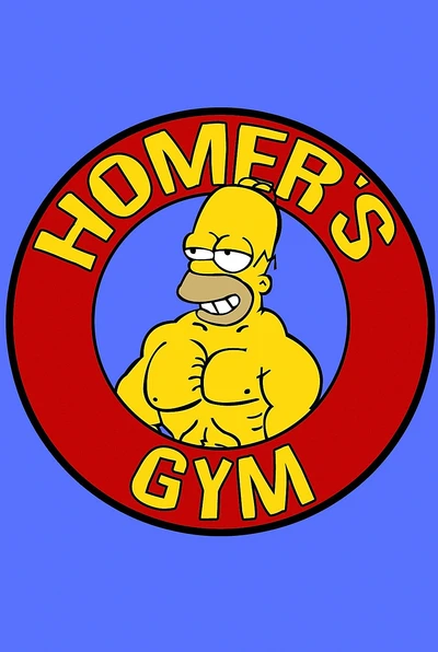 El Gimnasio de Homero: Una Mezcla Juguetona de Fitness y Diversión