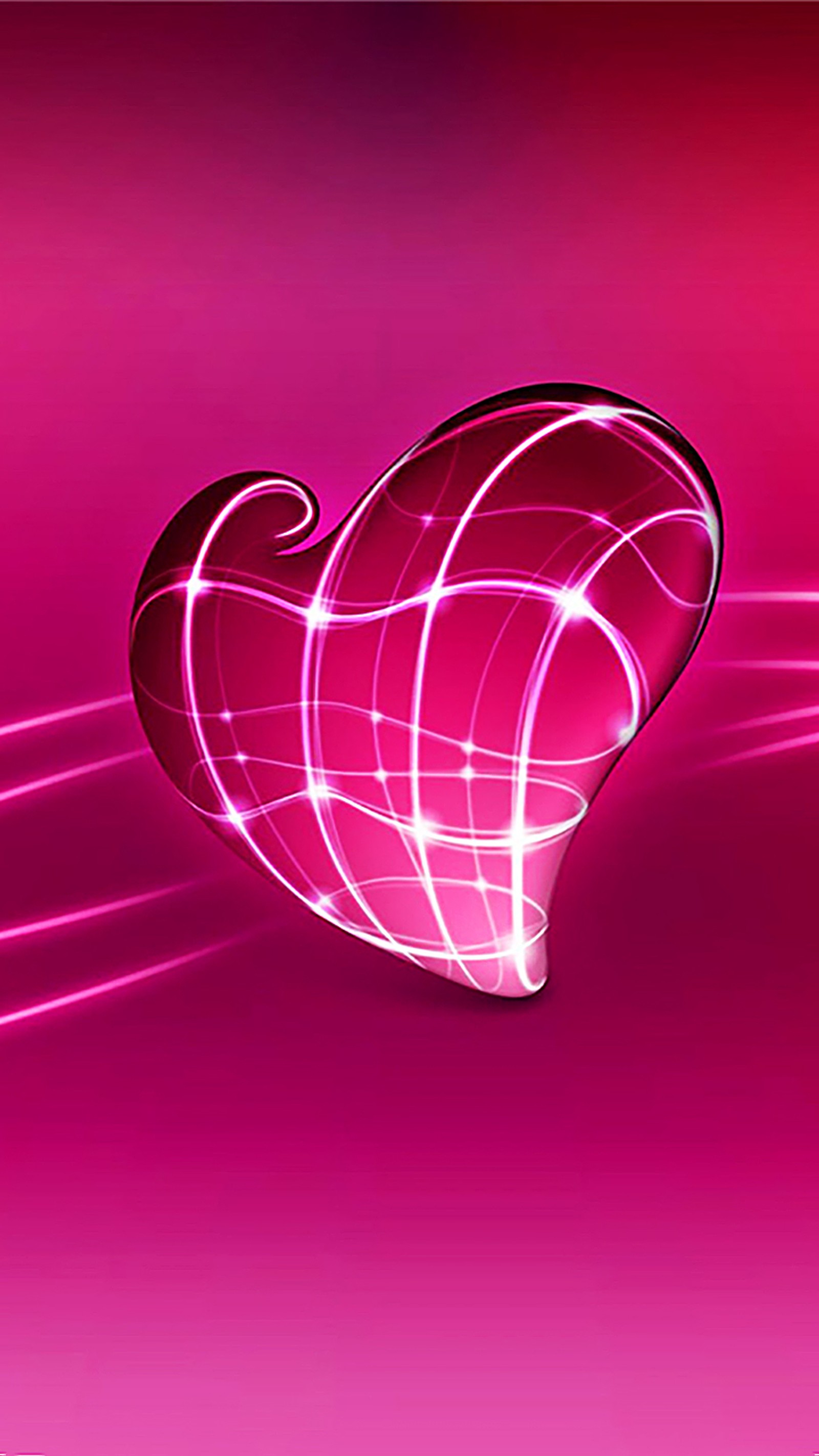 Lade herz, logo, liebe, rosa, einfache Hintergrund herunter