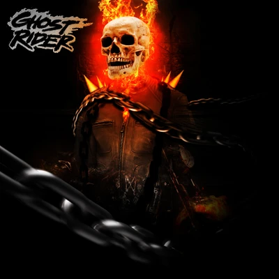 Ghost Rider: Calavera Ardiente con Llamas Demoníacas