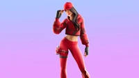 Fortnite Skin Ruby: Conjunto Rojo Impactante para Battle Royale