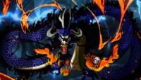 La forma de dragón de Kaido: poder feroz y llamas en el anime One Piece