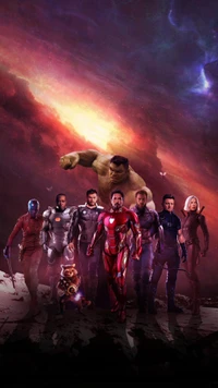 the avengers, thanos, avengers infinity war, avengers age of ultron, captain marvel wallpaper