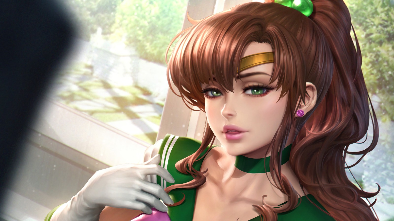 Скачать обои моряк юпитер, sailor jupiter, сейлор мун, sailor moon, аниме девочки