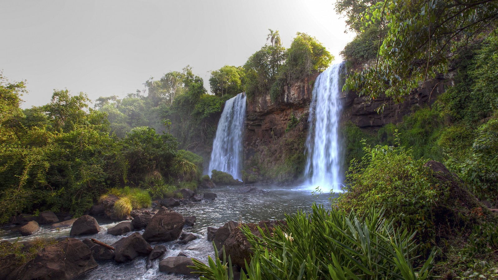 iguazu falls, iguazu river, waterfall, water resources, body of water wallpaper