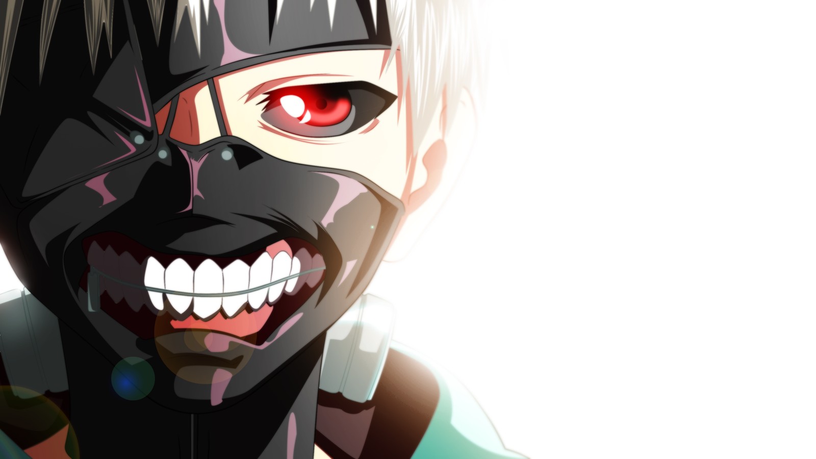 Baixar papel de parede tokyo ghoul, anime, boca, ilustração, dente