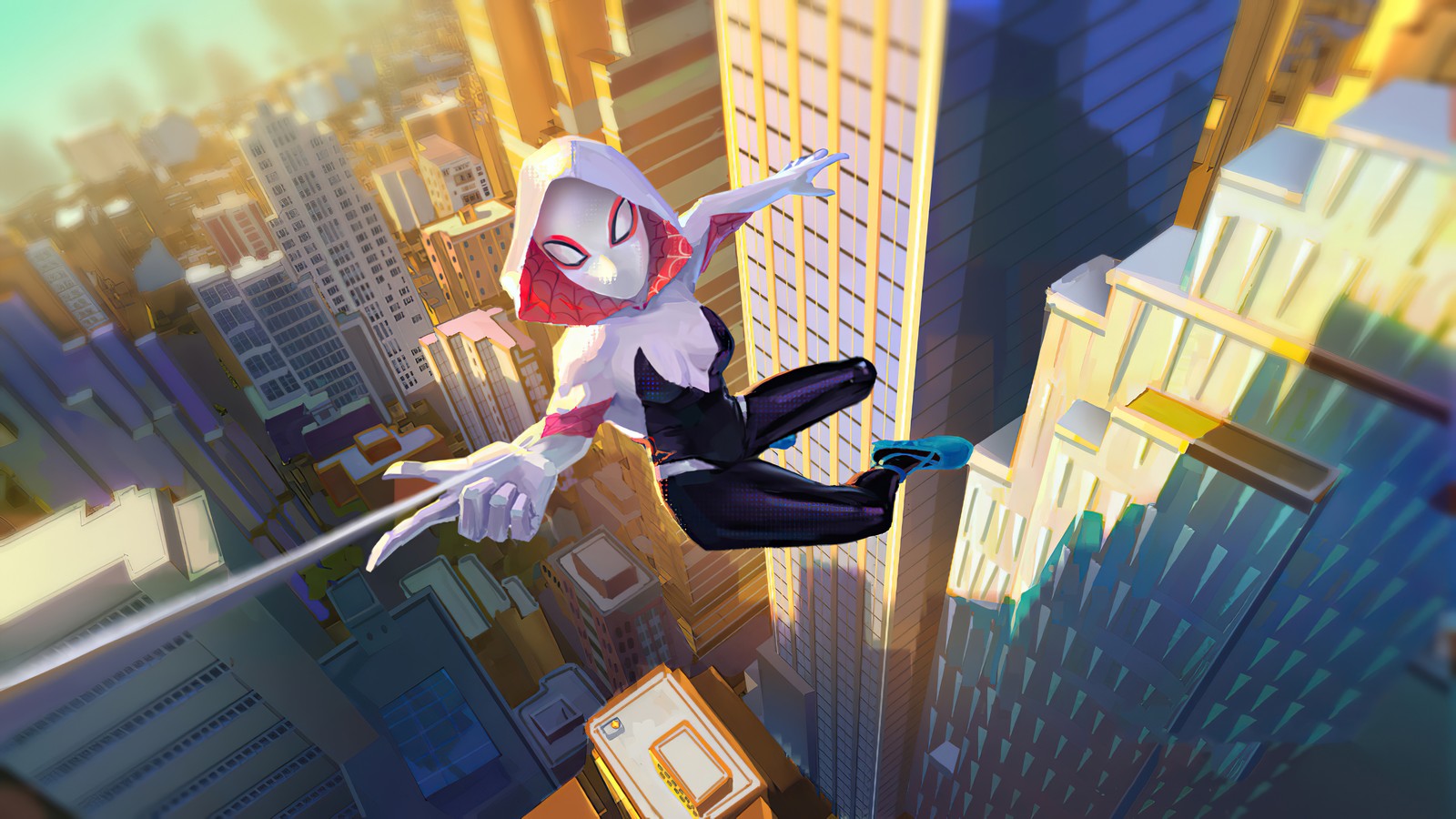 Человек-паук в мультивселенной - скриншот (гвен паук, spider gwen, marvel comics, комиксы, супергерой)