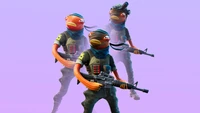 fortnite, video game, fortnite battle royale, triggerfish, skin wallpaper