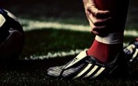 jambe, chaussures, sport, équipement sportif, chaussures de football