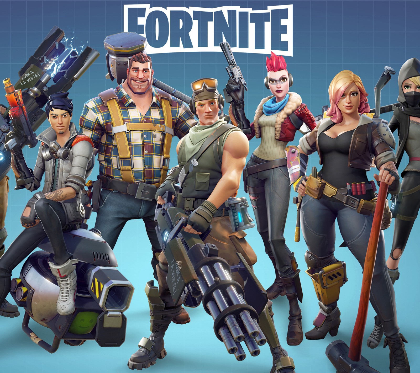 Fortnite - это бесплатная игра, доступная в магазине приложений (фортнайт, fortnite, игра, зомби)