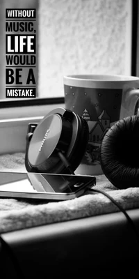 music, headphone, best, dark, love wallpaper