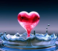 Heartfelt Splash: A Symbol of Love in Motion