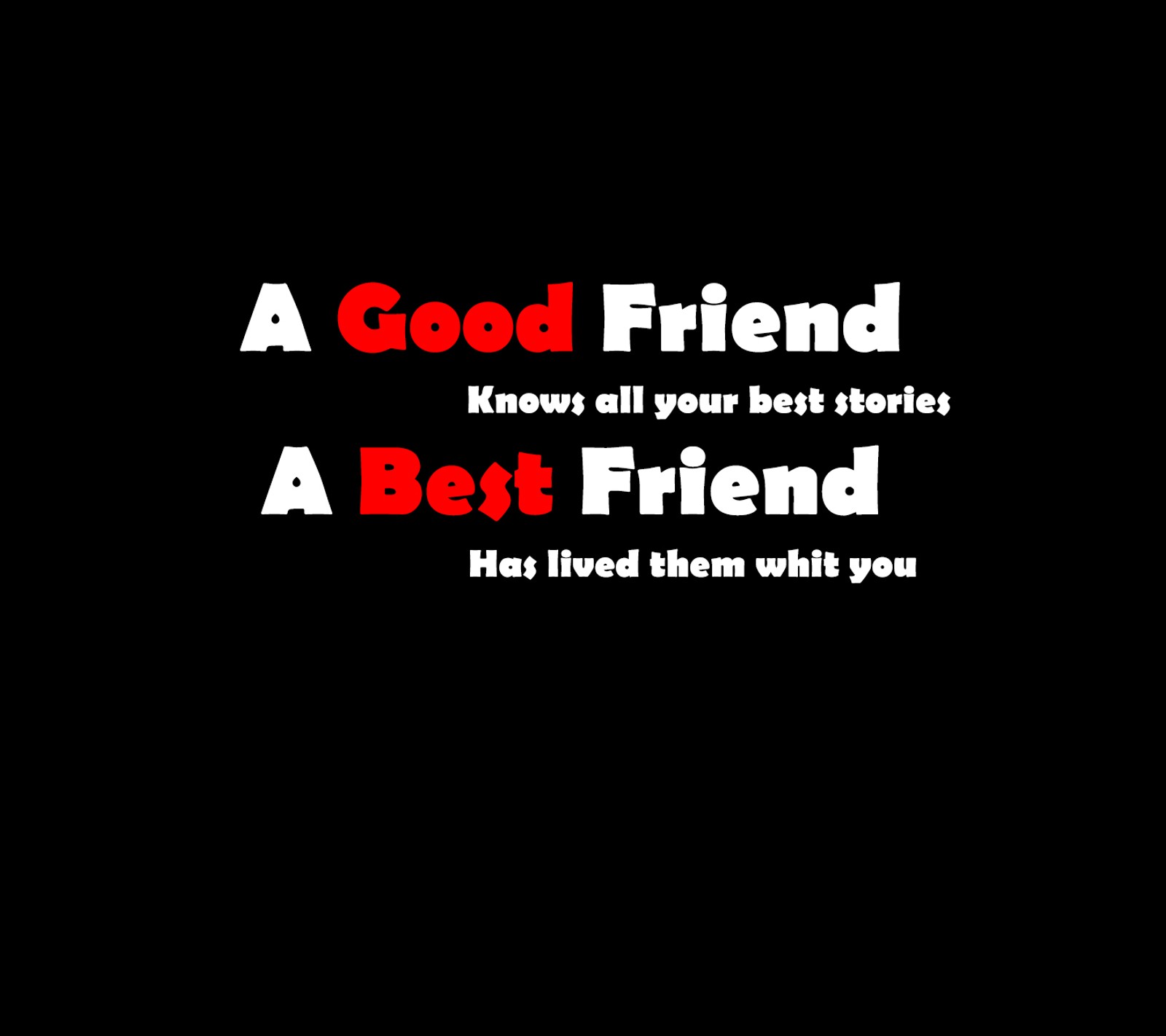 and, best, friend, good, live wallpaper