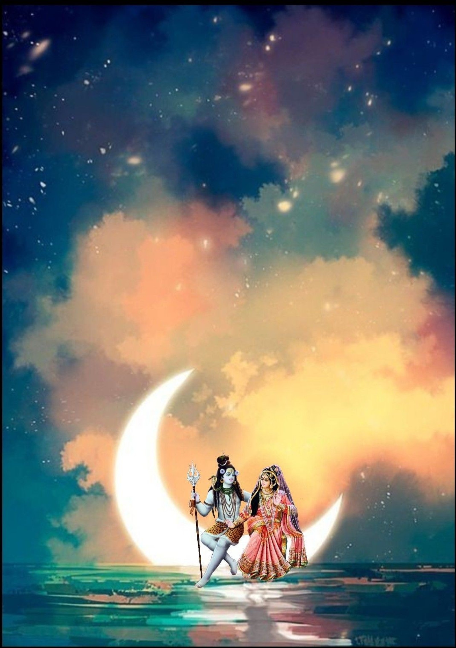 Descargar fondo de pantalla devocional, shiv parvati, espiritual