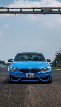 blue, bmw, m4 wallpaper