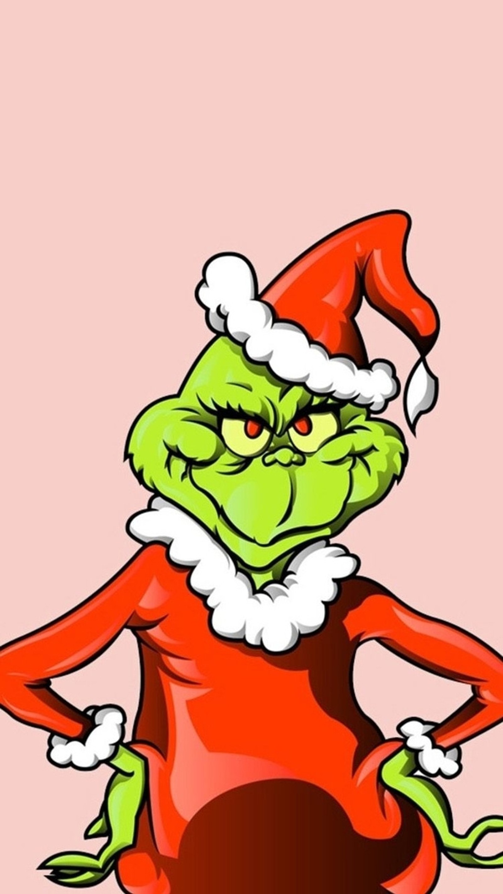 Скачать обои гринч, grinch, рождество, праздник, санта